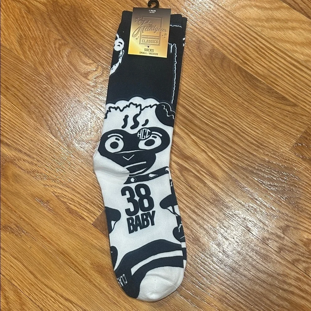 Happy Socks Black and White Graphic Socks